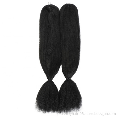 extra long Kanekalon Flame retardanc Jumbo Braid Hair black  braids Hair Extensions